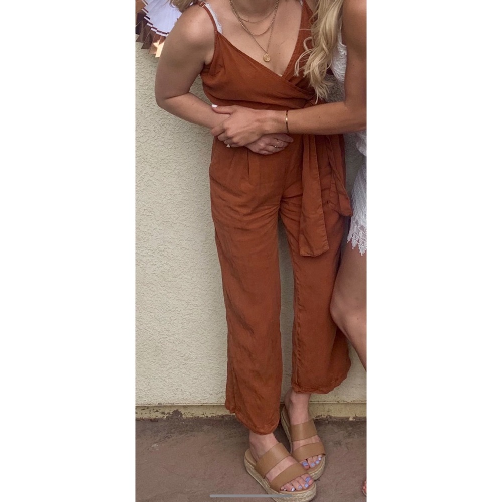 Free People tie jumpsuit